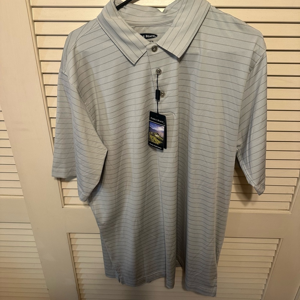 Mens Pebble Beach Golf Shirt